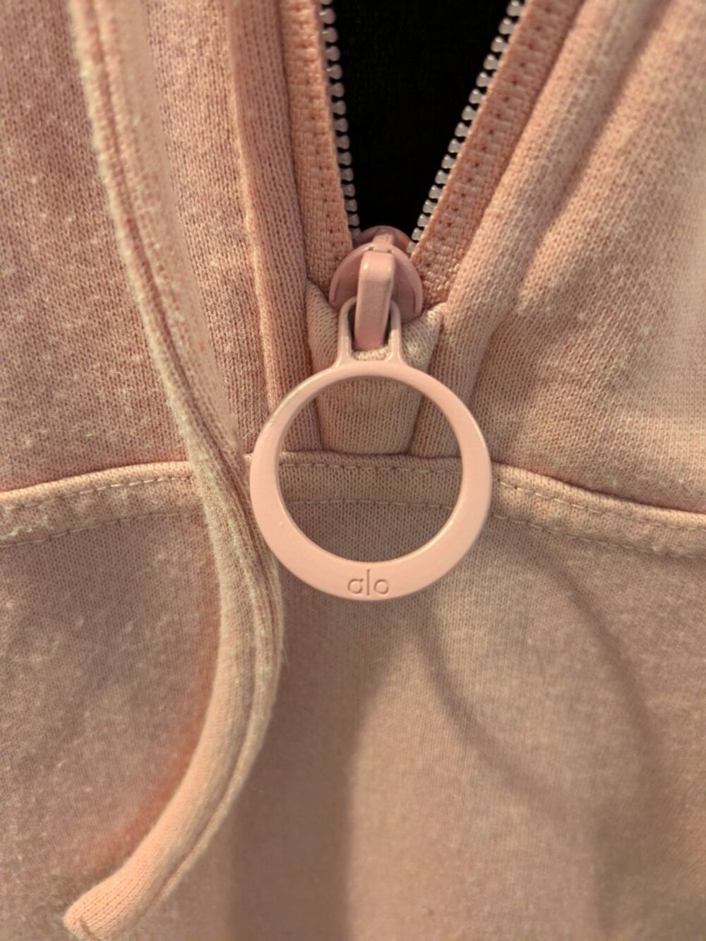 Alo Stadium ½ zip hoodie with zip kangaroo pocket size S (est) - Picture 3 of 10
